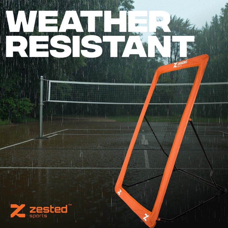Zested Sports 7x4 FT Multi-Sport Rebounder Net – Adjustable Training Net for Volleyball, Lacrosse, Soccer & Baseball – Heavy-Duty Steel Frame, High-Tension Net & Carry Bag for Indoor/Outdoor Practice - Image 4